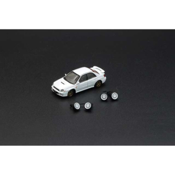 Subaru Impreza WRX 2001 LHD white - skala 1:64 - BM Creation